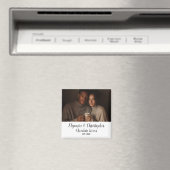 Chocolate Lovers Couple Established Photo Gift Magneet (Insitu (Vaatwasser))