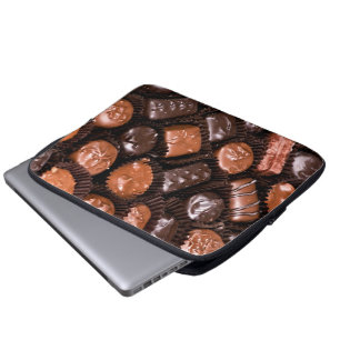 Chocolate Lovers Doos met fijne kneepjes van Snoep Laptop Sleeve