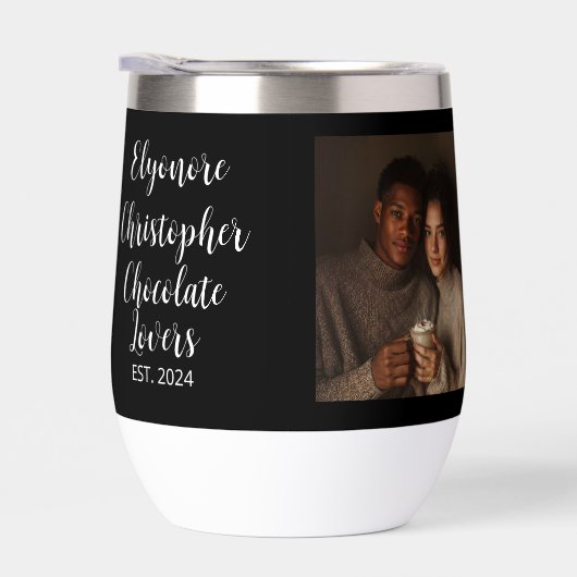 Chocolate Lovers Personalized Names Est. Photo (Rechts)