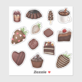 Chocolate Lovers Sticker