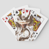 Chocolate Martini Drink Pokerkaarten (Achterkant)