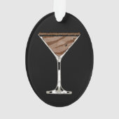 Chocolate Martini Personalized Ornament (achterkant)