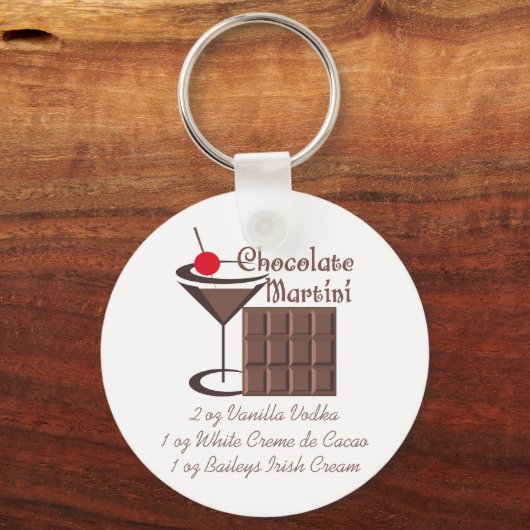 Chocolate Martini Sleutelhanger (Voorkant)