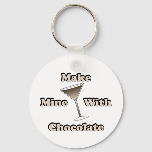 Chocolate Martini Sleutelhanger (Voorkant)