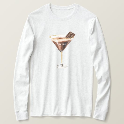 Chocolate Martini T-shirt (Design voorkant)