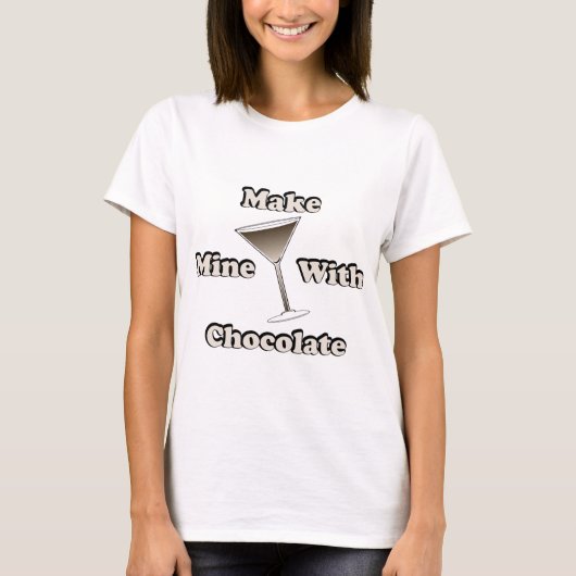 Chocolate Martini T-shirt (Voorkant)