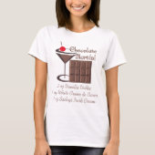 Chocolate Martini T-shirt (Voorkant)