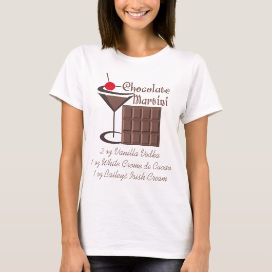 Chocolate Martini T-shirt (Voorkant)