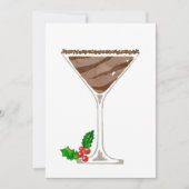 Chocolate Martini-uitnodigingen Kaart (Voorkant)