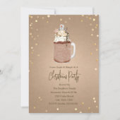 Chocolate Mason Jar Milkshake kerst Kaart (Voorkant)