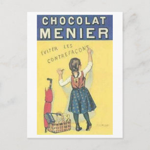 Chocolate Menier Ad Briefkaart