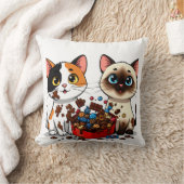 Chocolate Mess Cats Kussen (Deken)