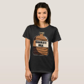 Chocolate Milk Costume Food Eater Graphic T-shirt (Voorkant volledig)