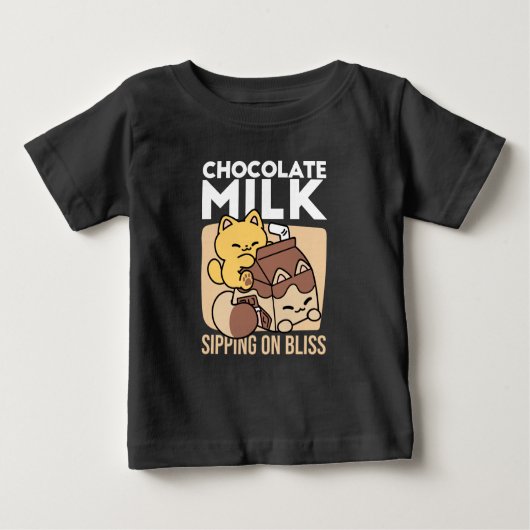 Chocolate Milk Sipping on Bliss – Kawaii Cat Food (Voorkant)