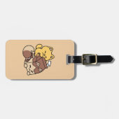 Chocolate Milk Sipping on Bliss – Kawaii Cat Food  Bagagelabel (Voorkant horizontaal)