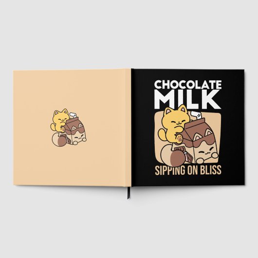 Chocolate Milk Sipping on Bliss – Kawaii Cat Food  Gastenboek (Volledig)