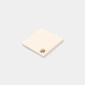 Chocolate Milk Sipping on Bliss – Kawaii Cat Food  Post-it® Notes (Schuin)