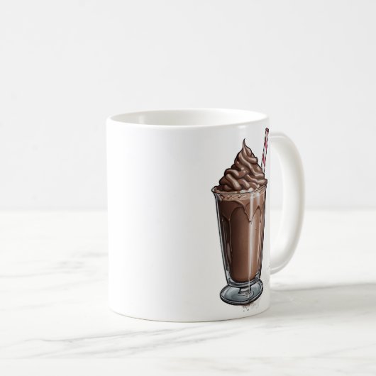 Chocolate Milkshake Lover's Mok (Voorkant rechts)