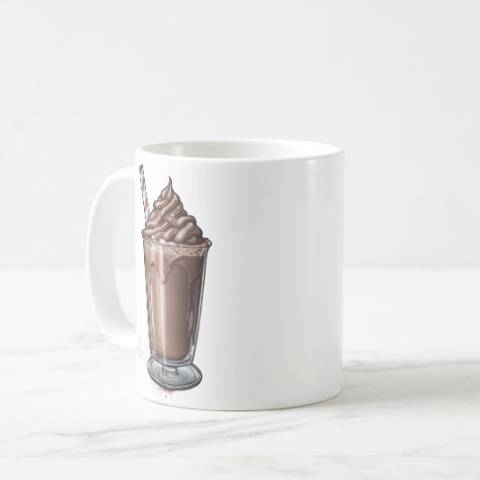 Chocolate Milkshake Lover's Mok (Voorkant links)
