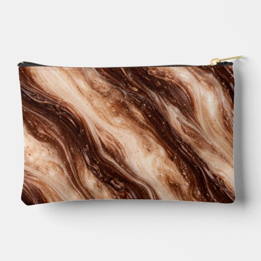 Chocolate Milkshake Marble Texture Etui (Achterkant)