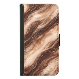 Chocolate Milkshake Marble Texture