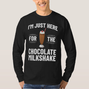 Chocolate Milkshake Milk Choco Shake Drink T-shirt