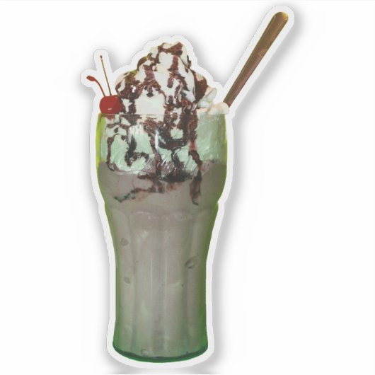Chocolate Milkshake Sticker (Voorkant)