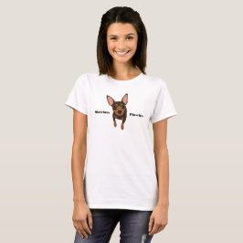 Chocolate Min Pin Miniature Pinscher T-shirt