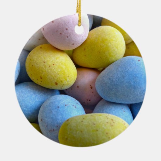 Chocolate Mini Eggs Keramisch Ornament (Achterkant)