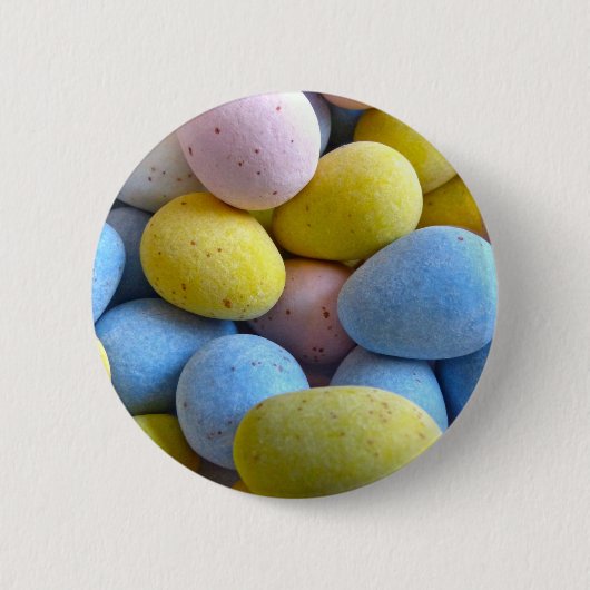 Chocolate Mini Eggs Ronde Button 5,7 Cm (Voorkant)
