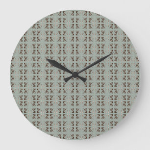 CHOCOLATE MINT acrylwandklok Grote Klok