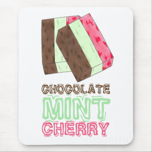 Chocolate Mint Cherry Spumoni Ice Cream Gelato Muismat