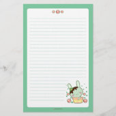Chocolate Mint Truffle Bunny Briefpapier (Voorkant)