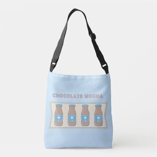 Chocolate Mocha Milk Crossbody Tas (Achterkant)