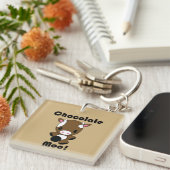 Chocolate Moo Kawaii Cow Sleutelhanger (Voorkant Rechts)