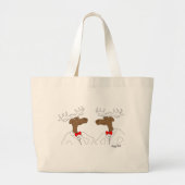 Chocolate Moose Canvas tas (Voorkant)