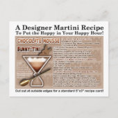 Chocolate Mousse Bunny Easter Martini Recept Kaart (Voorkant)