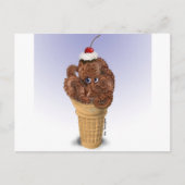 Chocolate Octopus Ice Cream Briefkaart (Voorkant)