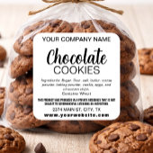 Chocolate (of elke andere tekst) Cookies Label CK0