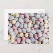 Chocolate paaseieren briefkaart (Voorkant / Achterkant)