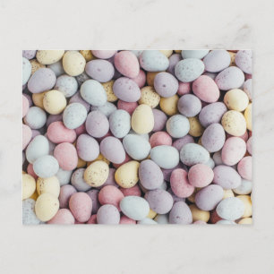 Chocolate paaseieren briefkaart