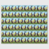 Chocolate paashes cadeaupapier (Vlak)