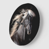 Chocolate Palomino Rocky Mountain Horse Grote Klok (Hoek)