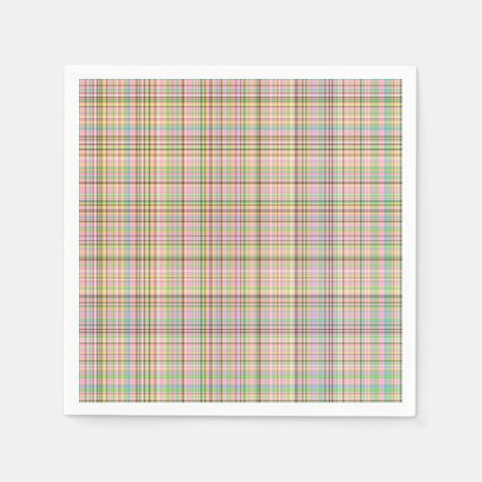 Chocolate Pastels Pset 8-PAPIER NAPKINS Servetten (Voorkant)