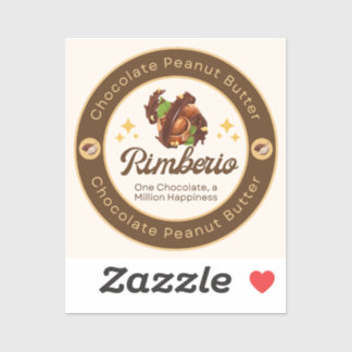 Chocolate Peanut Rimberio Sticker