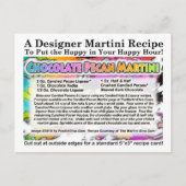 Chocolate Pecan Martini Recipe Briefkaart (Voorkant)