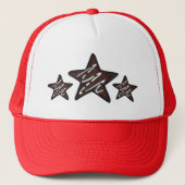 Chocolate Peppermint Star KerstfeestKoekje Trucker Pet (Voorkant)
