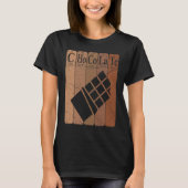 Chocolate Periodic Table Elements Chocoholic Choco T-shirt (Voorkant)