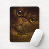 CHOCOLATE PERSIAN CAT Mousepad Muismat (Met muis)