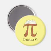 Chocolate Pi Day Symbool Wiskunde Leraar Funny Magneet (Voorkant / Achterkant)